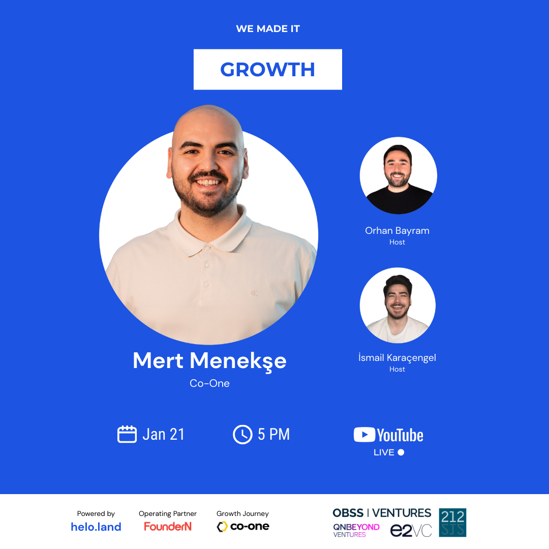 Inside the Growth Journey of Co-one with Mert Menekşe