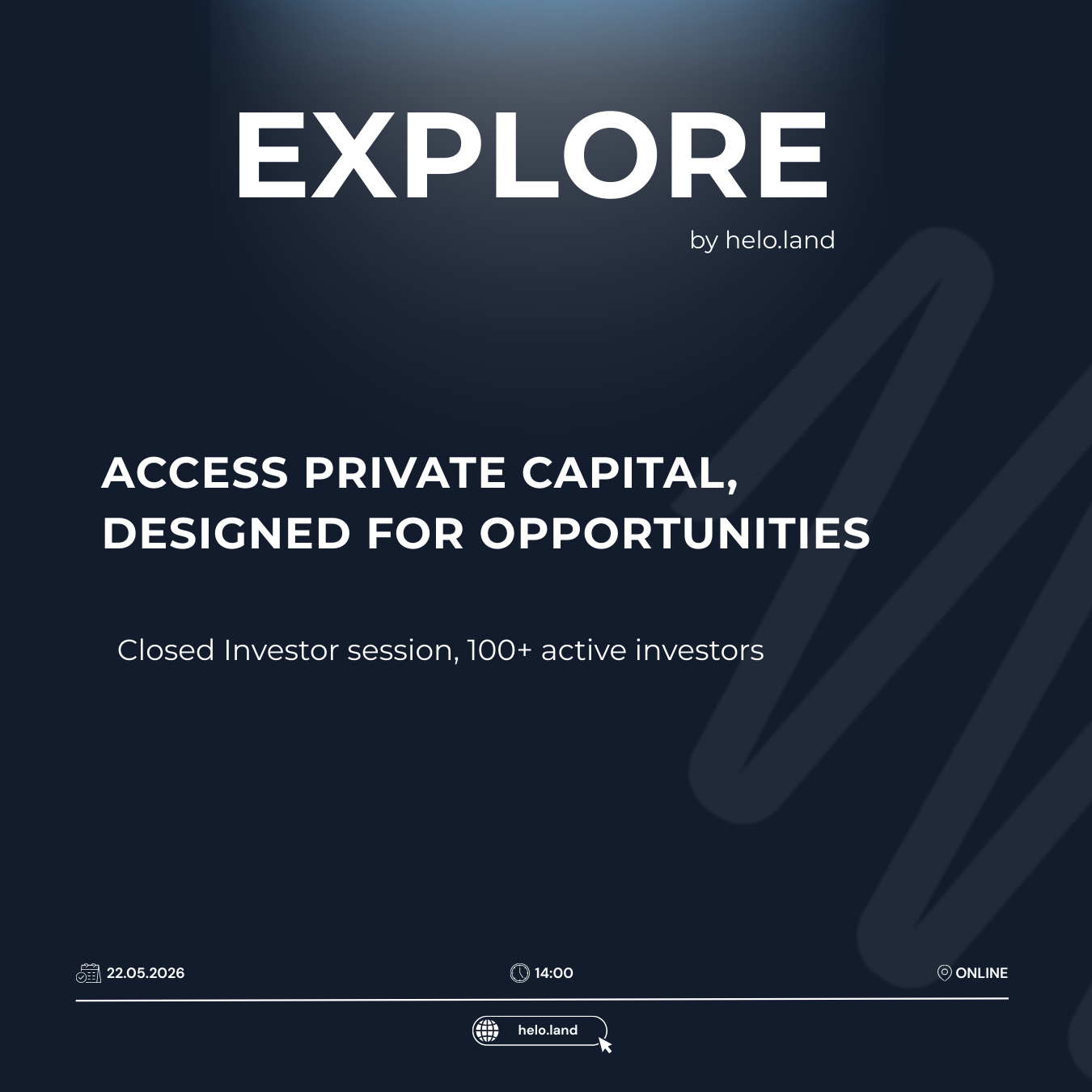 Explore | Access Curated Dealflow - 22 May cover